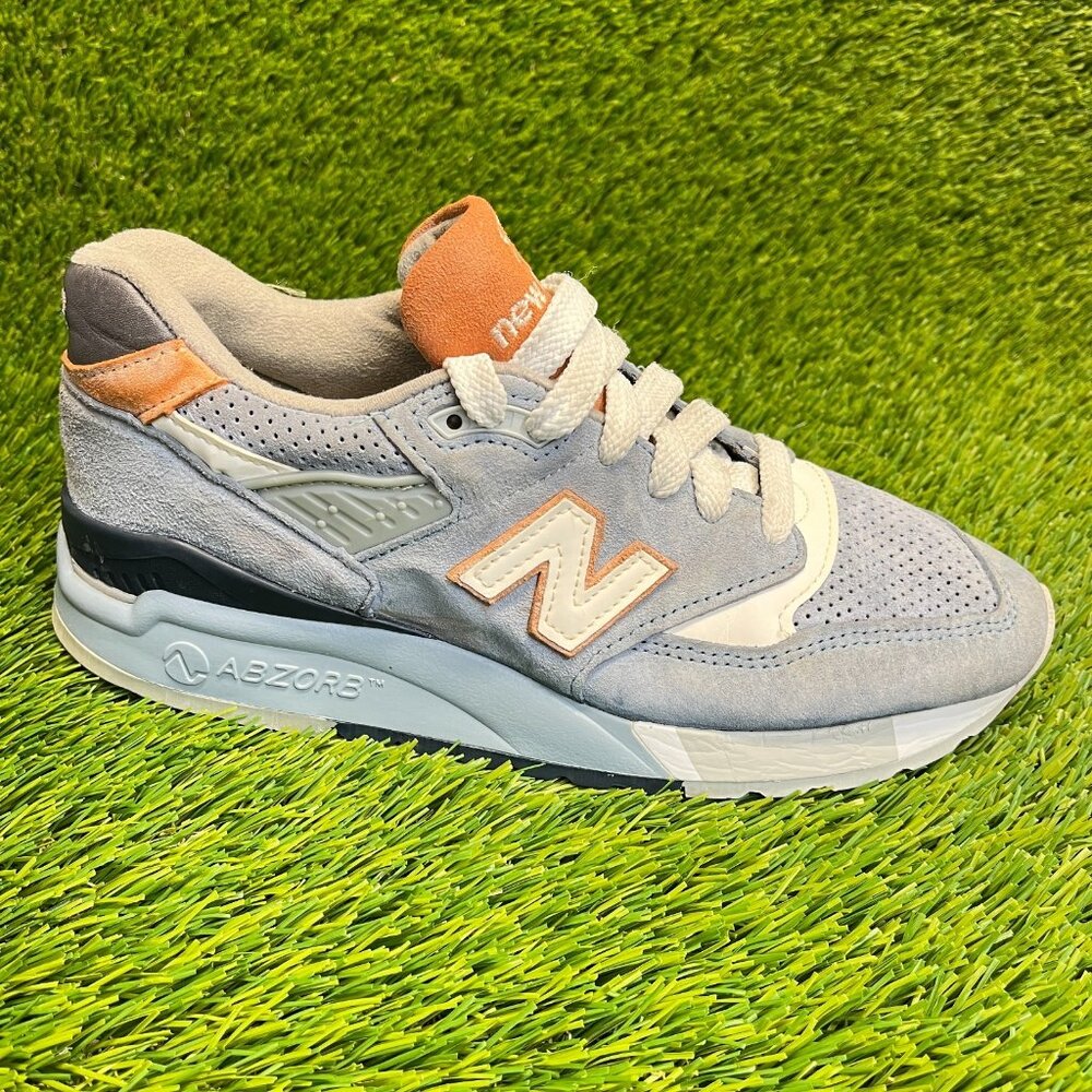 New Balance 998 USA Slate Mens Size 6 Blue White Athletic Running Shoes Sneakers